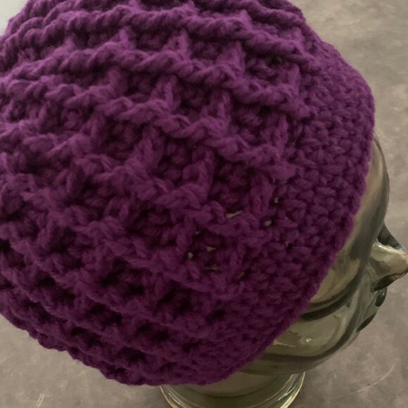 NEW Hand Crocheted Men's Beanie - Picture 1 of 8